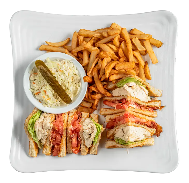 Club sandwich MED PIZZA
