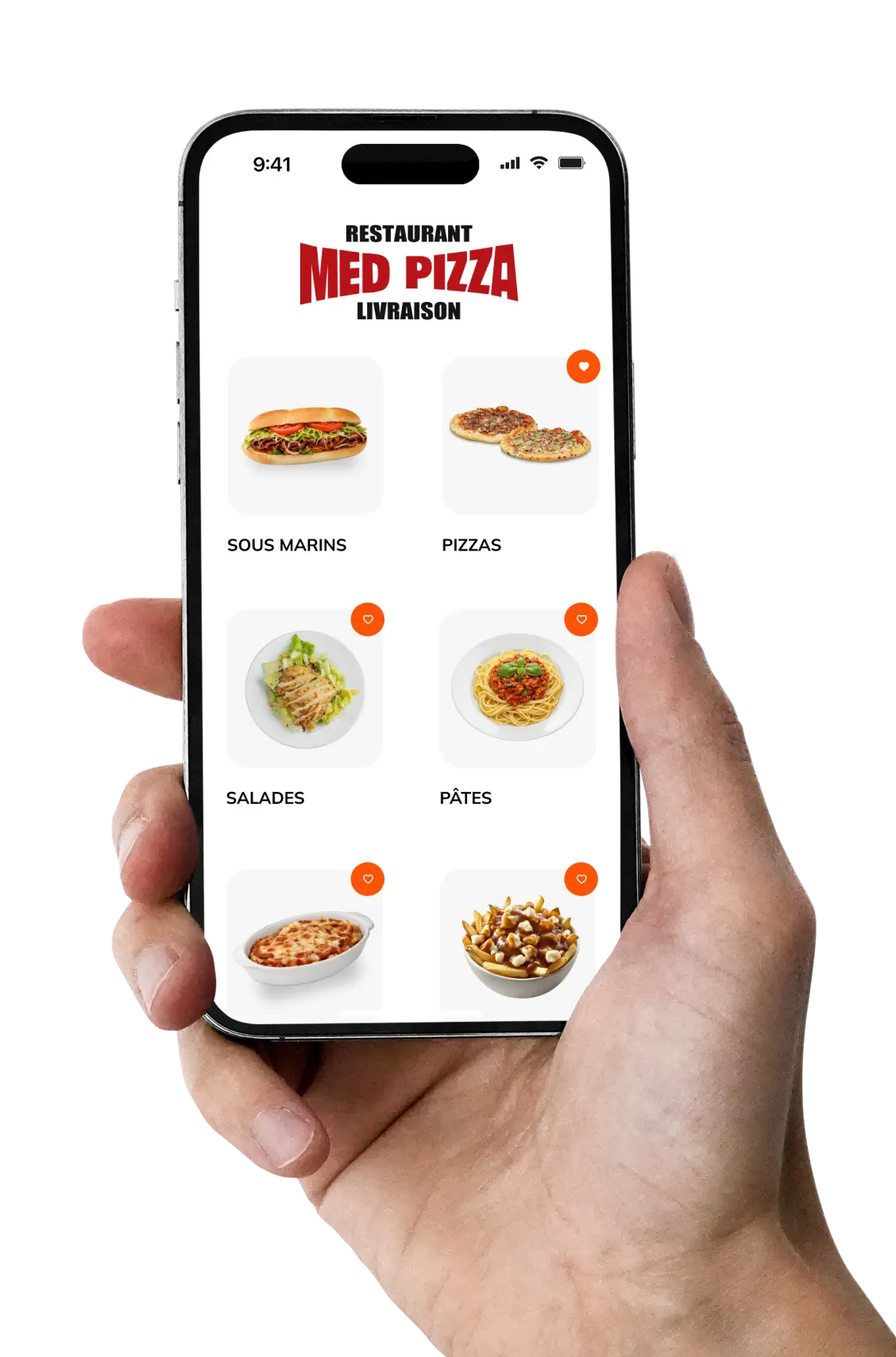 Application mobile MED PIZZA